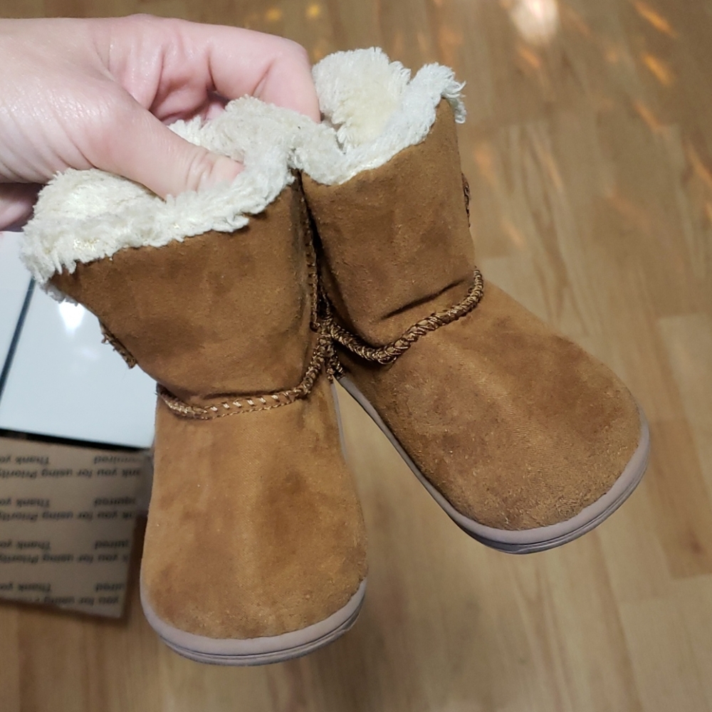 Cute fuzzy boots